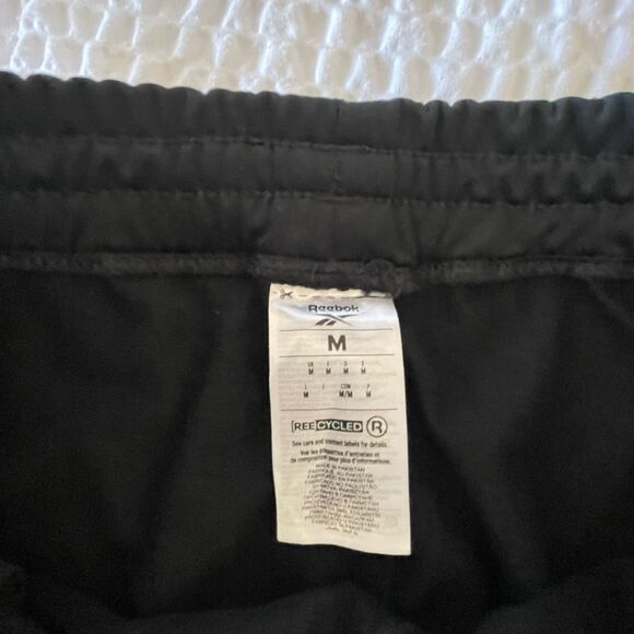 Reebok Men's Track Jogger Pants Black Athletic Sweatpants Size M - Picture 8 of 9